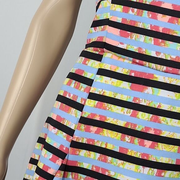 My Michelle Multicolor Striped Skater Dress - Picture 8 of 15